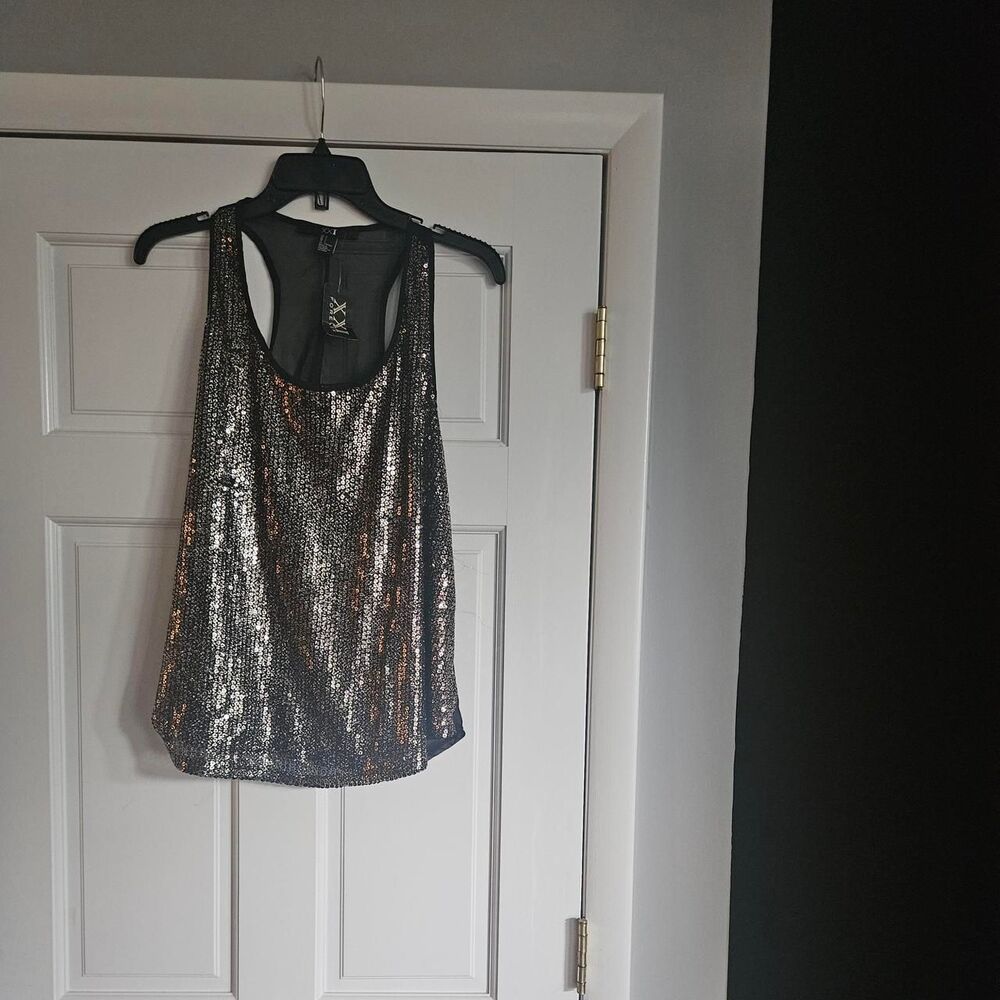 Xxi Women's Black and Gold Vest